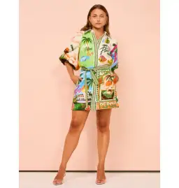 Alemais Paradiso Mini Dress Multi Size AU 10 for rent on The Volte - image 2