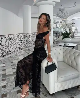 Natalie Rolt Aubrey Dress Black Size 1 / AU 8  for rent on The Volte - image 2