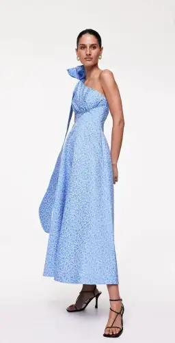 Rachel Gilbert Malea Dress Blue Size 1 for rent on The Volte - image 4