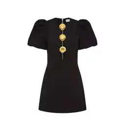 Rebecca Vallance Sirene Puff Sleeve Mini Dress Black Size AU 6 for rent on The Volte - image 5