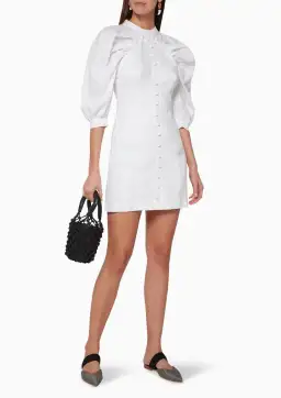 Joslin Studio Fleur Mini Dress White Size 8 for rent on The Volte - image 1