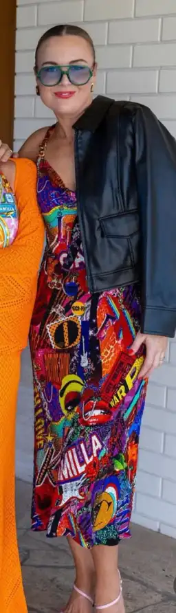 Camilla  Bias Slip With Wide Strap in Radical Birth Print Size L (AU 14) for rent on The Volte - image 2