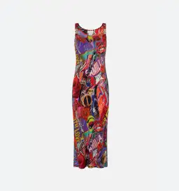 Camilla  Bias Slip With Wide Strap in Radical Birth Print Size L (AU 14) for rent on The Volte - image 9