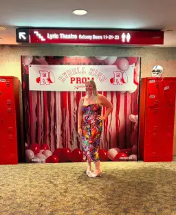 Camilla  Bias Slip With Wide Strap in Radical Birth Print Size L (AU 14) for rent on The Volte - image 3