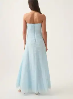 Aje Soundscape Maxi Dress in Blue Size 8 for rent on The Volte - image 3