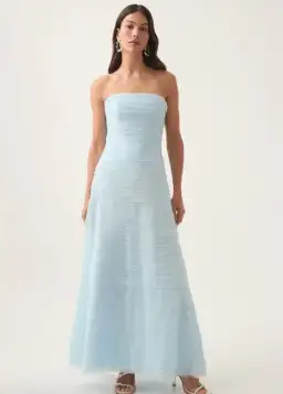 Aje Soundscape Maxi Dress in Blue Size 8 for rent on The Volte - image 1