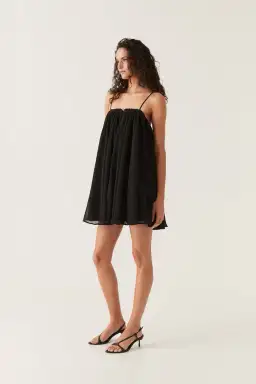 Aje Filigree Sweetheart Mini Dress Black Size 10 for rent on The Volte - image 2