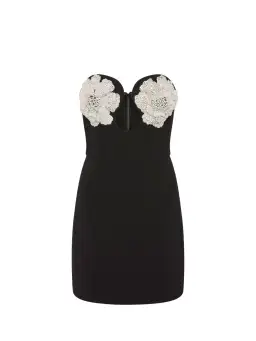 Rebecca Vallance Sachiel Mini Dress Black Size 8 for rent on The Volte - image 7