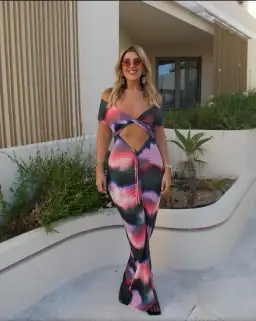 Pfeiffer Calloway Dress Pink Haze Size XXL /Au 16  