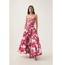 Aje Behold Maxi Dress in Boldly Blooming Size AU 10