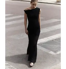 Sir the Label Indigo Twist Dress in Black Size 1 / AU 8 for rent on The Volte - image 4