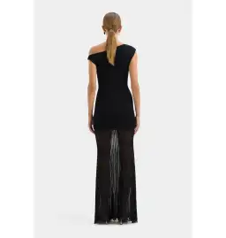 Sir the Label Indigo Twist Dress in Black Size 1 / AU 8 for rent on The Volte - image 3