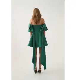 Aje Incarnation Mini Dress Emerald Size AU 8 for rent on The Volte - image 3