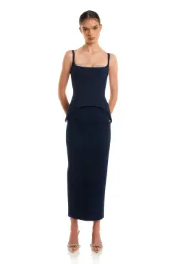 Eliya the Label Monet Midi Dress Blue Size XS / AU 6 for rent on The Volte - image 1