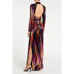 Rebecca Vallance Kaia Zig Zag Gown Multi Size 10 for rent on The Volte - image 3