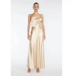 Manning Cartell Show Me Love Strapless Gown Champagne Size AU 10 for rent on The Volte - image 2