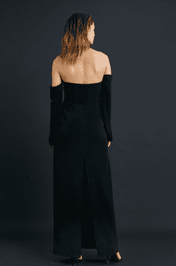 FRIEND OF AUDREY Formal Split Gown