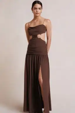 Bec & Bridge Minx Midi Dress Copper Size 10