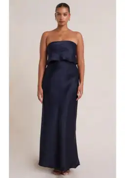 Bec & Bridge The Dreamer Overlay Dress Navy Size 12