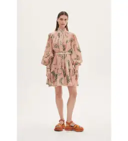 Alemais Bananarama Mini Dress Pink Size 12