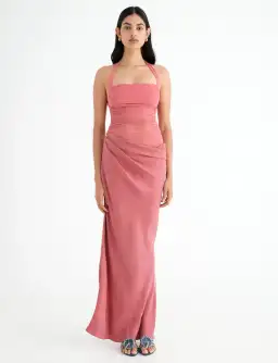 Benni Gina Maxi Dress Rose Pink Size 4 for rent on The Volte - image 1