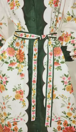 Alemais Elisabetta Midi Shirtdess Floral Size 16 for rent on The Volte - image 4