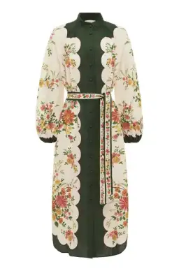 Alemais Elisabetta Midi Shirtdess Floral Size 16 for rent on The Volte - image 3