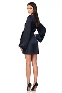 Nookie Stella Satin Mini Size Small Black for rent on The Volte - image 2