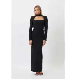 Bianca & Bridgett Mackenzie Backless Dress Black Size AU 6 for rent on The Volte - image 1