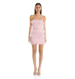 Eliya The Label Tiffany Mini Dress Pink Size XS / AU 6 