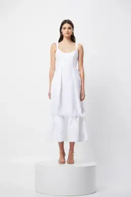 Elliott Insonomy Jacquard Dress White Size XS / AU 6