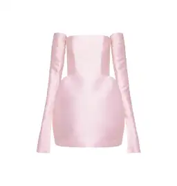 Mariam Seddiq Luis Mini Dress Blush Size AU 8 for rent on The Volte - image 3