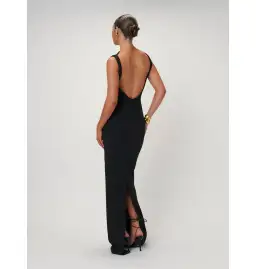 Effie Kats Verona Gown Black Size M / AU 10 for rent on The Volte - image 4