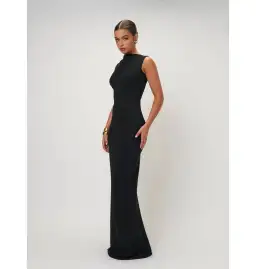 Effie Kats Verona Gown Black Size M / AU 10 for rent on The Volte - image 2
