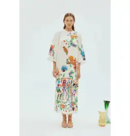 Alemais Meagan Midi Dress Print Size AU 12