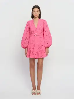 Kivari Corfu Mini Dress Pink Size AU 6 for rent on The Volte - image 1