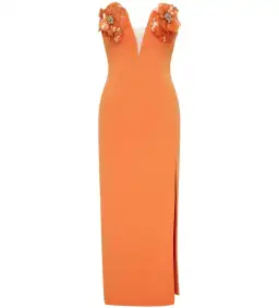 Rachel Gilbert  Bowie Dress Orange Size 10  for rent on The Volte - image 1