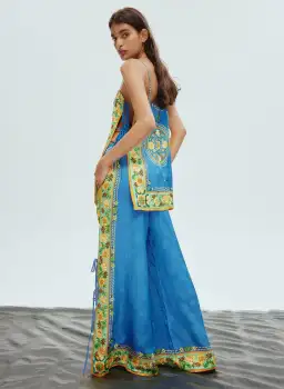 Alemais Linda Top and Pants Set Multi Floral Size 14 for rent on The Volte - image 3