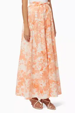 SWF Orange Force Shirt and Skirt Tie Dye Maxi Set Size S/Au 10  for rent on The Volte - image 3