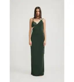 Tojha Alberta Dress Green Size 6  for rent on The Volte - image 1