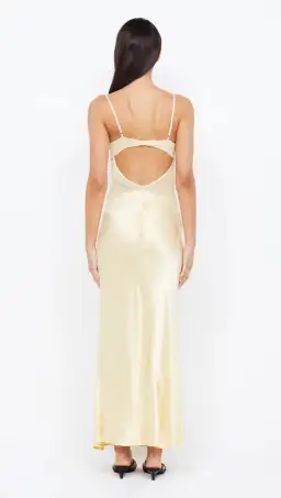 Bec & Bridge: Margot V Maxi Dress Butter Yellow - Size 6 for rent on The Volte - image 2
