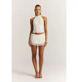 Sasha Therese Perla Set White Size S / AU 8