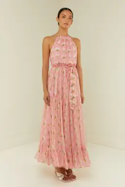 Palm Noosa Bluebell Dress in Pink Diamond Hydrangea Size 8