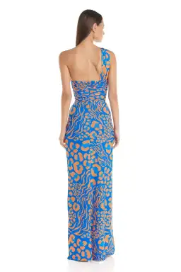 Eliya The Label Natalie Maxi Dress in Blue Size 8 for rent on The Volte - image 3