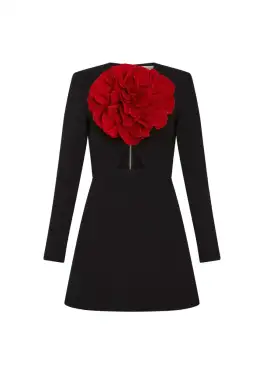 Rebecca Vallance Rhosen Mini Dress Black Size 8 for rent on The Volte - image 3