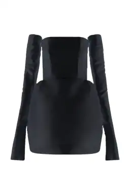 Mariam Seddiq Luis Dress Black Size 6  for rent on The Volte - image 1