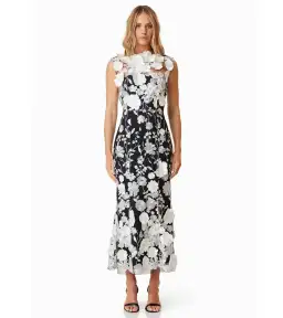 Elliatt Selene Cocktail Dress Black/White Size 10 for rent on The Volte - image 1