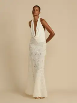 Arcina Ori Adriana Dress White Size AU 8