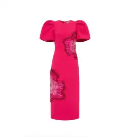 Rebecca Vallance Layana Midi Dress in Raspberry Size AU 10 for rent on The Volte - image 6