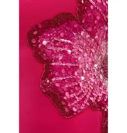 Rebecca Vallance Layana Midi Dress in Raspberry Size AU 10 for rent on The Volte - image 4